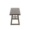 Geo Industrial Bench Antique Espresso Brown - Lumisource