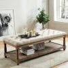 Arianna Tufted Bench Beige/Brown - HOMES: Inside + Out -Ottomans Official Shop unnamed file 2606