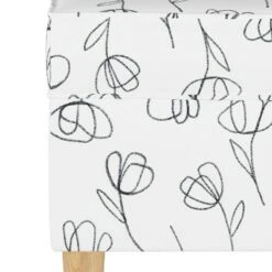 Storage Bench Contoured Tulips White - Skyline Furniture 8 Storage Bench Contoured Tulips White - Skyline Furniture -Ottomans Official Shop unnamed file 2615