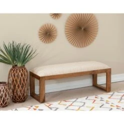 Faria Bench Natural - Powell Company -Ottomans Official Shop unnamed file 2630