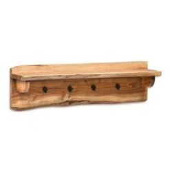 Alaterre Furniture Alpine Natural Brown Live Edge 36" Bench with Coat Hook Shelf Set Metal And Wood 11 Alaterre Furniture Alpine Natural Brown Live Edge 36" Bench with Coat Hook Shelf Set Metal And Wood -Ottomans Official Shop unnamed file 2649