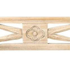 Imogene Carved Wooden Bench Beige - East At Main -Ottomans Official Shop unnamed file 2681