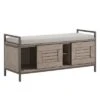 Valeria Storage Bench with Cushion Gray - Inspire Q -Ottomans Official Shop unnamed file 2687