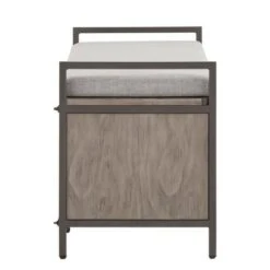 Valeria Storage Bench with Cushion Gray - Inspire Q -Ottomans Official Shop unnamed file 2689