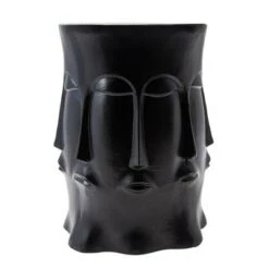 Metal Multi Faced Stool - Sagebrook Home Black