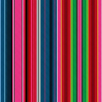 Bench with Cone Legs in Serape Stripe Bright - Skyline Furniture 6 Bench with Cone Legs in Serape Stripe Bright - Skyline Furniture - Image 4