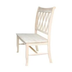 Double X - Back Bench - Unfinished - International Concepts -Ottomans Official Shop unnamed file 2762