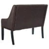 44" Nailhead Trim Leatherette Accent Bench Brown - Benzara 1 44" Nailhead Trim Leatherette Accent Bench Brown - Benzara -Ottomans Official Shop unnamed file 2769