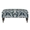 Pillowtop Bench Marbella Navy Ground - Skyline Furniture