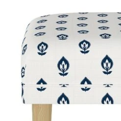 Fullerton Bench Elizabeth Floral Navy - Skyline Furniture -Ottomans Official Shop unnamed file 2792