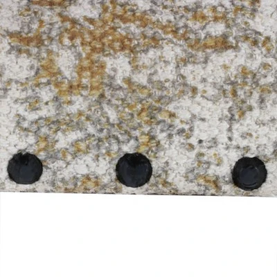 Decor Therapy Rosanna Upholstered Wooden Bench Cream - Décor Therapy 4 Decor Therapy Rosanna Upholstered Wooden Bench Cream - Décor Therapy - Image 3