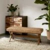 Ink+Ivy Seadrift Bench Brown -Ottomans Official Shop unnamed file 2869