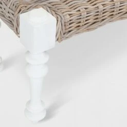 Baldwin Rattan Bench White - East At Main -Ottomans Official Shop unnamed file 2887