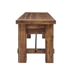 Alaterre Furniture Durango Industrial Wood Coat Hook Shelf and Bench Set Dark Brown - Alaterre -Ottomans Official Shop unnamed file 2897