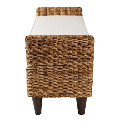 Cline Abaca Bench - Brown - East At Main 4 Cline Abaca Bench - Brown - East At Main - Image 2