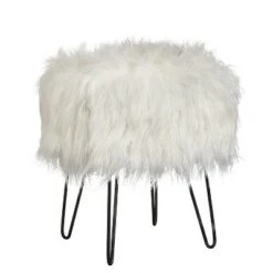 Miranda Faux Fur Stool - Buylateral Black 10 Miranda Faux Fur Stool - Buylateral Black -Ottomans Official Shop unnamed file 294