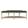 Covil Demilune Bench Charcoal - Powell Company