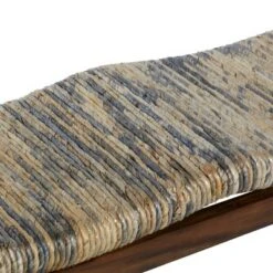 Olivia & May Contemporary Mahogany Bench Brown - Olivia & May -Ottomans Official Shop unnamed file 2974