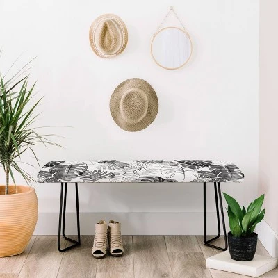 Schatzi Kona Tropical Bench - Deny Designs Black 3 Schatzi Kona Tropical Bench - Deny Designs Black