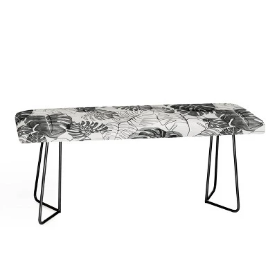 Schatzi Kona Tropical Bench - Deny Designs Black 4 Schatzi Kona Tropical Bench - Deny Designs Black - Image 2