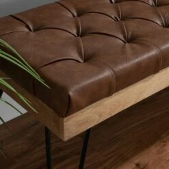 Barron Bench - Powell Company Brown -Ottomans Official Shop unnamed file 2993