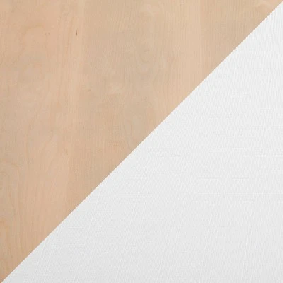 42" Folia Bench Polyester/Wood Natural/Cream - LumiSource 7 42" Folia Bench Polyester/Wood Natural/Cream - LumiSource - Image 5