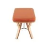 42" Folia Bench Polyester/Wood Natural/Orange - LumiSource