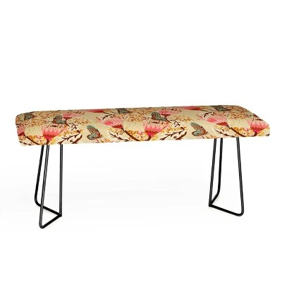 Holli Zollinger Mademoiselle Temple Butterfly Bench - Deny Designs Gold 4 Holli Zollinger Mademoiselle Temple Butterfly Bench - Deny Designs Gold - Image 2