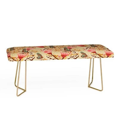 Holli Zollinger Mademoiselle Temple Butterfly Bench - Deny Designs Gold 5 Holli Zollinger Mademoiselle Temple Butterfly Bench - Deny Designs Gold - Image 3