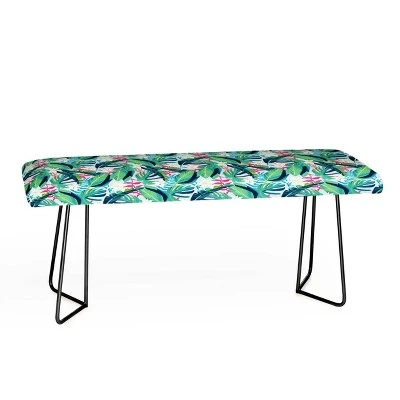 83 Oranges Tropical Eye Candy Bench - Deny Designs Black 5 83 Oranges Tropical Eye Candy Bench - Deny Designs Black - Image 3