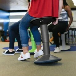 ECR4Kids SitWell Height-Adjustable Wobble Stool - Active Flexible Seating Chair for Kids and Adults - School and Office -Ottomans Official Shop unnamed file 31