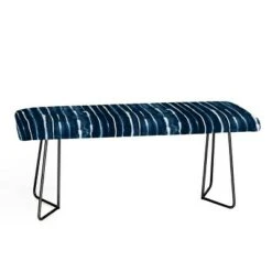 Ninola Design Navy Ink Striped Bench - Deny Designs Blue/black 7 Ninola Design Navy Ink Striped Bench - Deny Designs Blue/black -Ottomans Official Shop unnamed file 3102