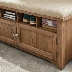 Gidney Storage Bench Oak - HOMES: Inside + Out 7 Gidney Storage Bench Oak - HOMES: Inside + Out -Ottomans Official Shop unnamed file 3105
