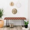 Holli Zollinger Taos Tile Marsala Bench - Deny Designs Black 2 Holli Zollinger Taos Tile Marsala Bench - Deny Designs Black -Ottomans Official Shop unnamed file 3106