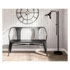 Waco Industrial Bench- LumiSource Vintage White -Ottomans Official Shop unnamed file 3129