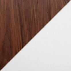 42" Folia Bench Polyester/Wood Walnut/Cream - LumiSource -Ottomans Official Shop unnamed file 3156