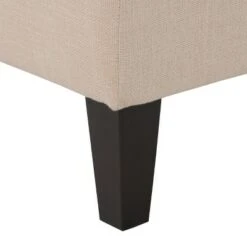 Rosewell Button Tufted Fabric Accent Bench - CorLiving Cream -Ottomans Official Shop unnamed file 3185