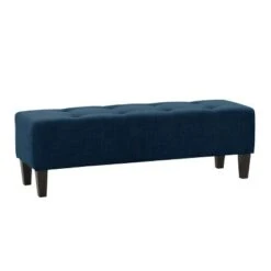Rosewell Button Tufted Fabric Accent Bench - CorLiving Cream -Ottomans Official Shop unnamed file 3189