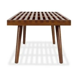 Poly & Bark Michel Industrial Bench Dark Walnut - Poly & Bark -Ottomans Official Shop unnamed file 3248