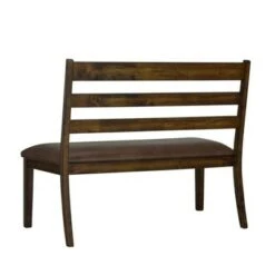 Slat Back Settee Brown - HomeFare -Ottomans Official Shop unnamed file 3263