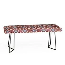 Schatzi Brown Merri Diamond Dusty Bench - Deny Designs Purple/gold -Ottomans Official Shop unnamed file 3266