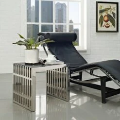 Gridiron Stainless Steel Bench - Modway