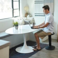 ECR4Kids SitWell Height-Adjustable Wobble Stool - Active Flexible Seating Chair for Kids and Adults - School and Office -Ottomans Official Shop unnamed file 33