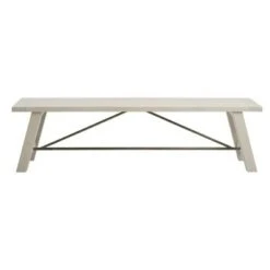 Ink+Ivy Sonoma Dining Bench White -Ottomans Official Shop unnamed file 3322