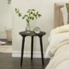 Contemporary Mango Wood Accent Table - Olivia & May White