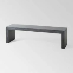 Pannell Farmhouse Dining Bench - Christopher Knight Home Light Gray -Ottomans Official Shop unnamed file 3527