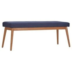 Sullivan Oak Mid Century Linen Bench - Inspire Q Smoke 18 Sullivan Oak Mid Century Linen Bench - Inspire Q Smoke -Ottomans Official Shop unnamed file 3565