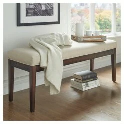 Quinby Linen Bench - Inspire Q Smoke -Ottomans Official Shop unnamed file 3570