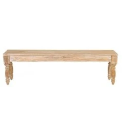 Yeats Teak Bench Beige - East At Main -Ottomans Official Shop unnamed file 3601