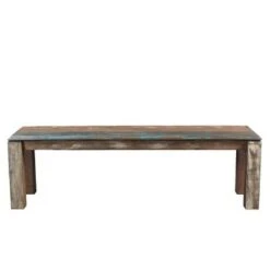 50" Old Reclaimed Wood Bench Brown - Timbergirl -Ottomans Official Shop unnamed file 3631
